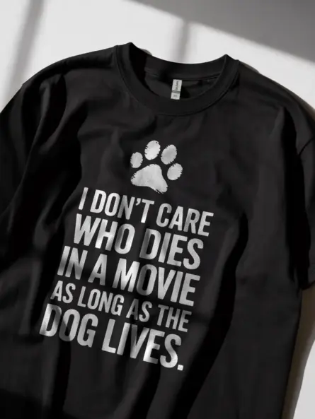 Dog lives quote tee - image 3