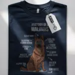 German shepherd malinois shirt navy