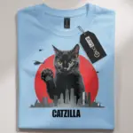 Catzilla king of pawster shirt – funny cat lover tee