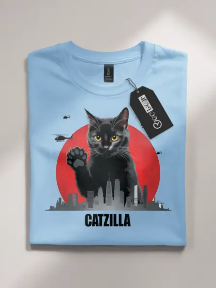 catzilla king of pawster shirt – Funny Cat Lover Tee
