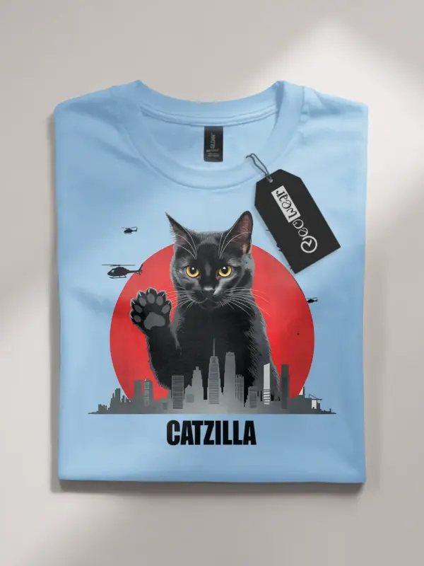 Catzilla king of pawster shirt – funny cat lover tee
