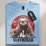 Funny sloth shirt – slothzilla meme tee for sloth lovers