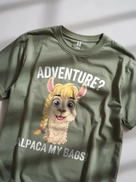 Adventure alpaca my bags shirt - image 6