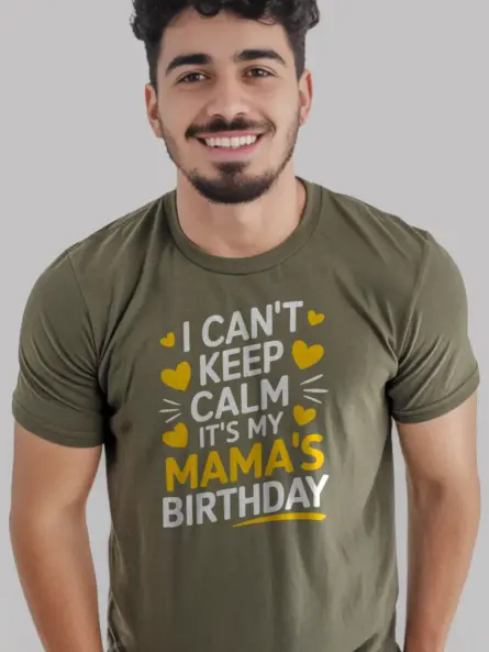 Mama birthday shirt, i can’t keep calm shirt, mom birthday gift tee