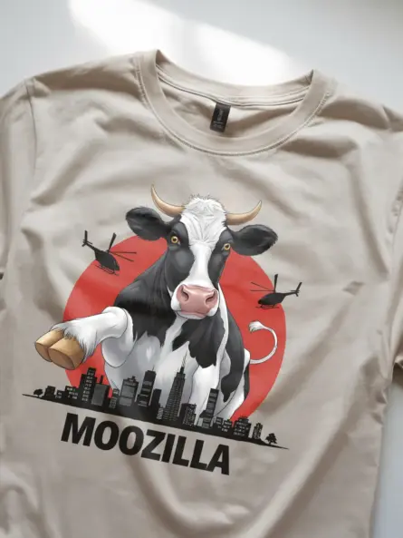 Unisex moozilla graphic tee for men and women