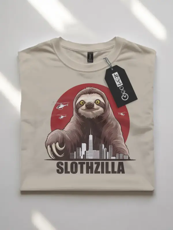 Funny sloth meme tee for animal lovers 6 Funny sloth shirt – slothzilla meme tee for sloth lovers