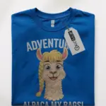 Adventure Alpaca My Bags Funny Travel Shirt with cute alpaca design for travelers