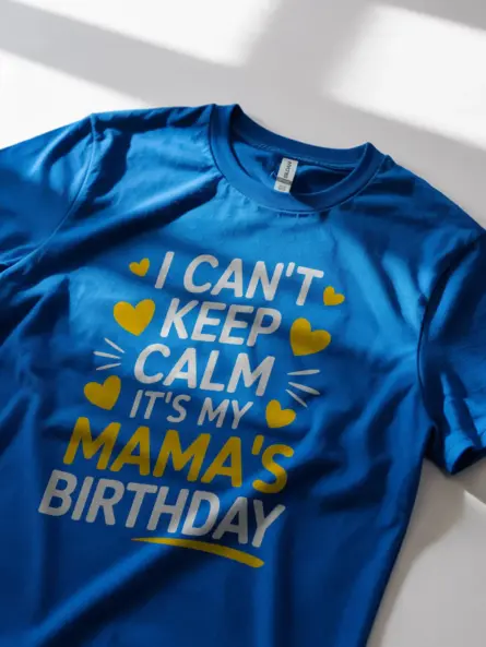 Mama birthday shirt, i can’t keep calm shirt, mom birthday gift tee