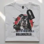 Funny bulldogzilla shirt with cute bulldog design for dog lovers