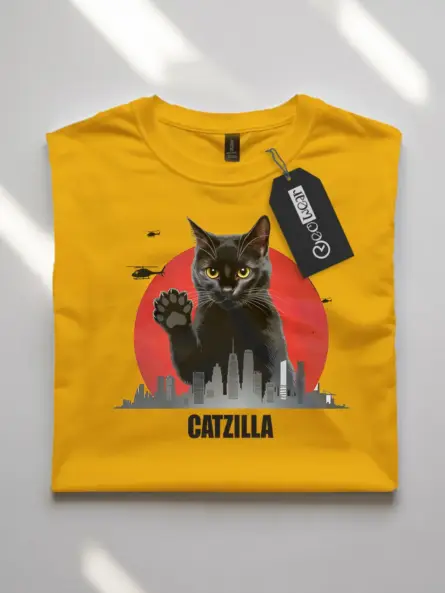Catzilla king of pawster t-shirt - image 4