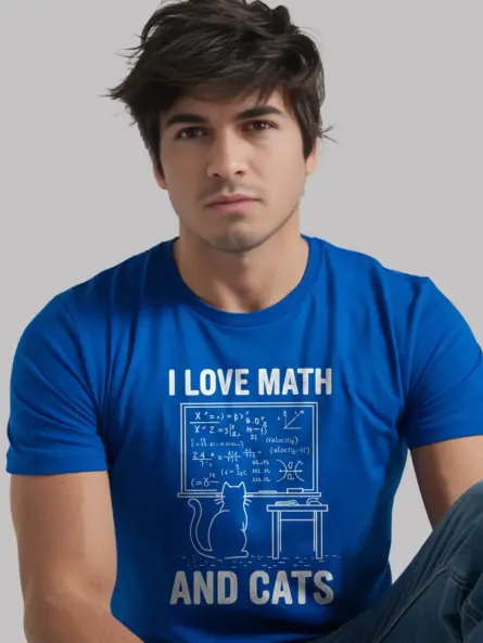 I love math and cats shirt