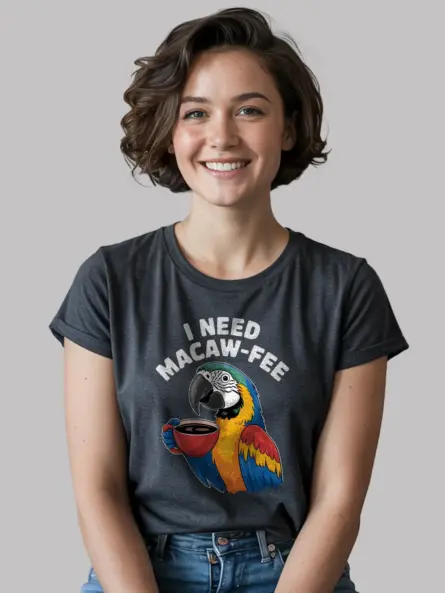 I need macaw-fee funny parrot t-shirt - image 3