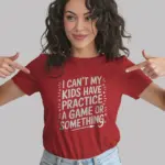 Kids practice shirt for parents
