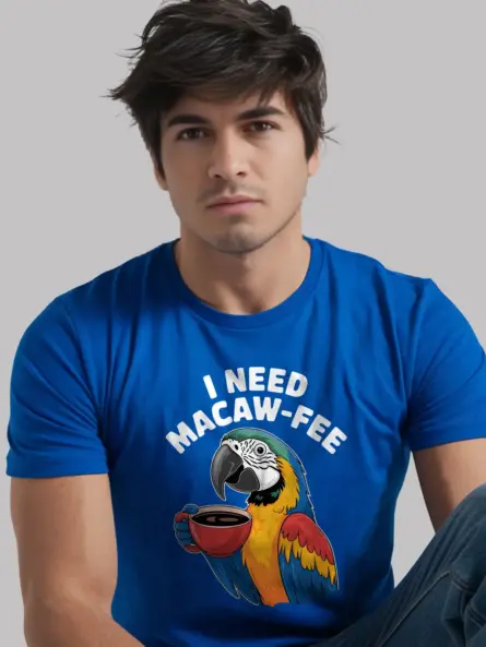 I need macaw-fee funny parrot t-shirt - image 4