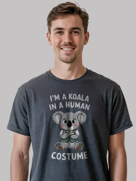 Koala human costume shirt – funny animal tee - image 2