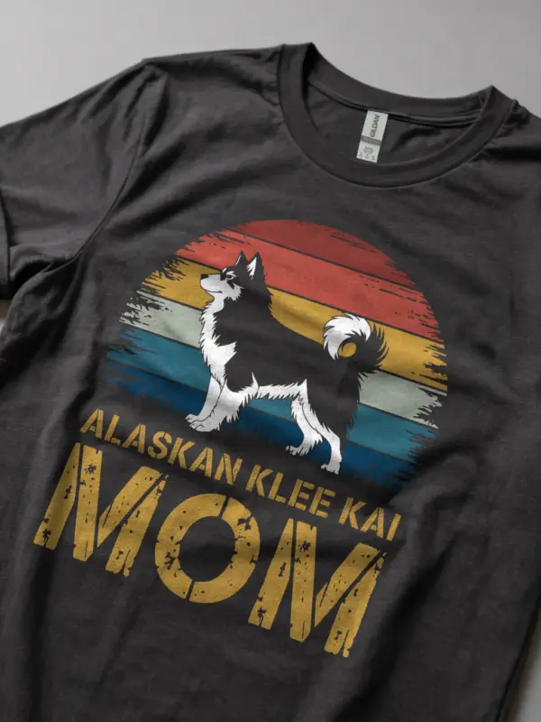 Dark heather klee kai shirt – funny dog lover gift, pet mom tee
