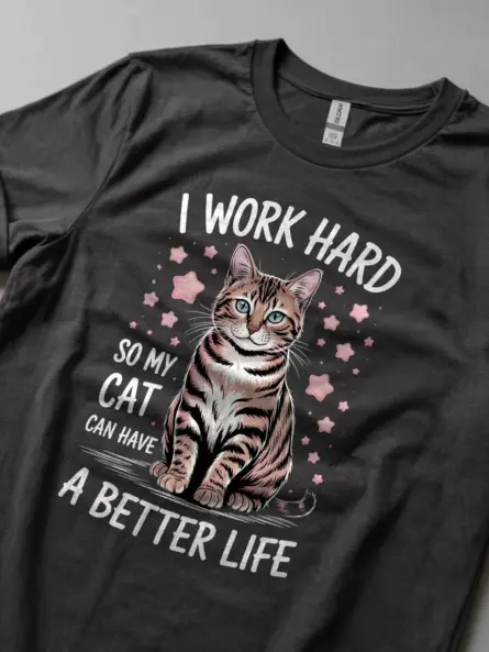 Dark heather bengal cat motivational shirt – cute bengal cat lover t-shirt
