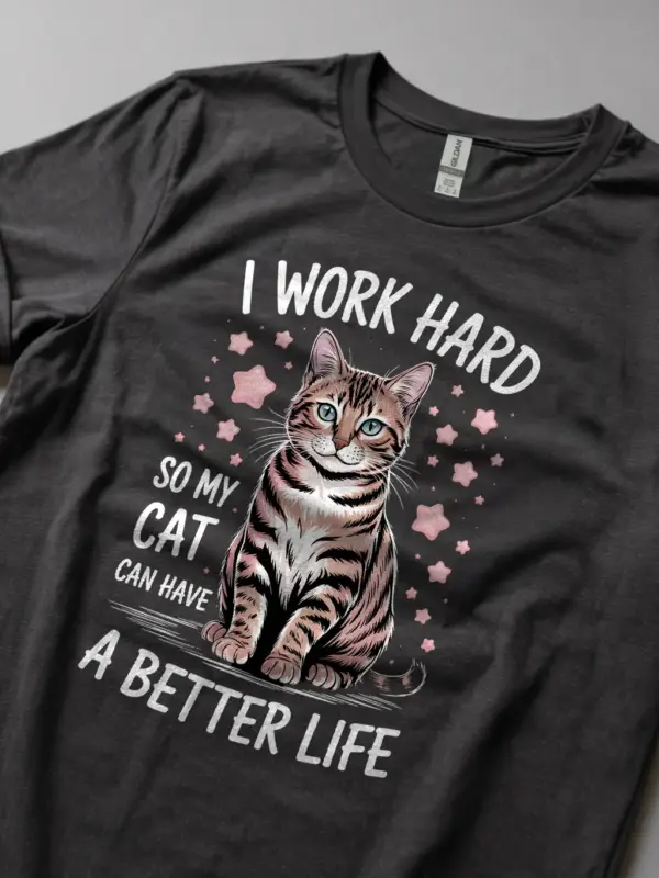 Dark heather bengal cat motivational shirt – cute bengal cat lover t-shirt