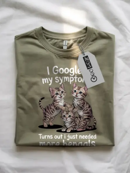 Military green bengal cat shirt – bengal mom dad animal lover tee