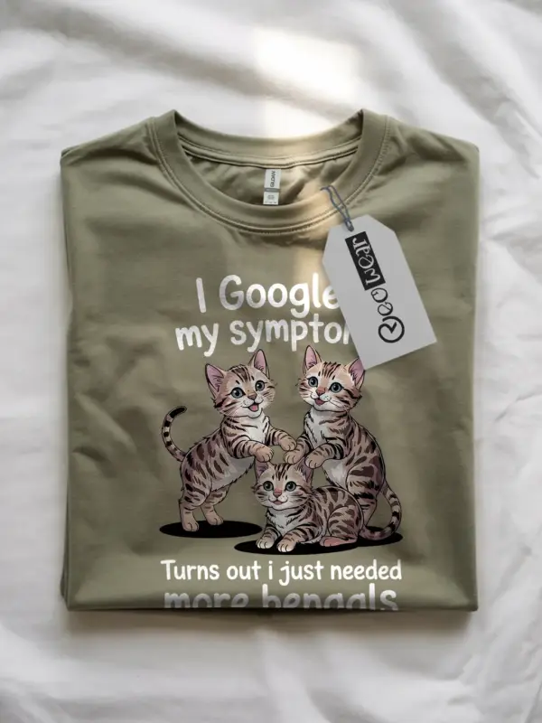 Military green bengal cat shirt – bengal mom dad animal lover tee