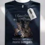 Bengal cat symptoms shirt