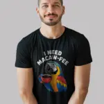 Macaw coffee shirt