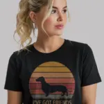 Dachshund low places shirt, funny wiener dog shirt, retro dachshund tee