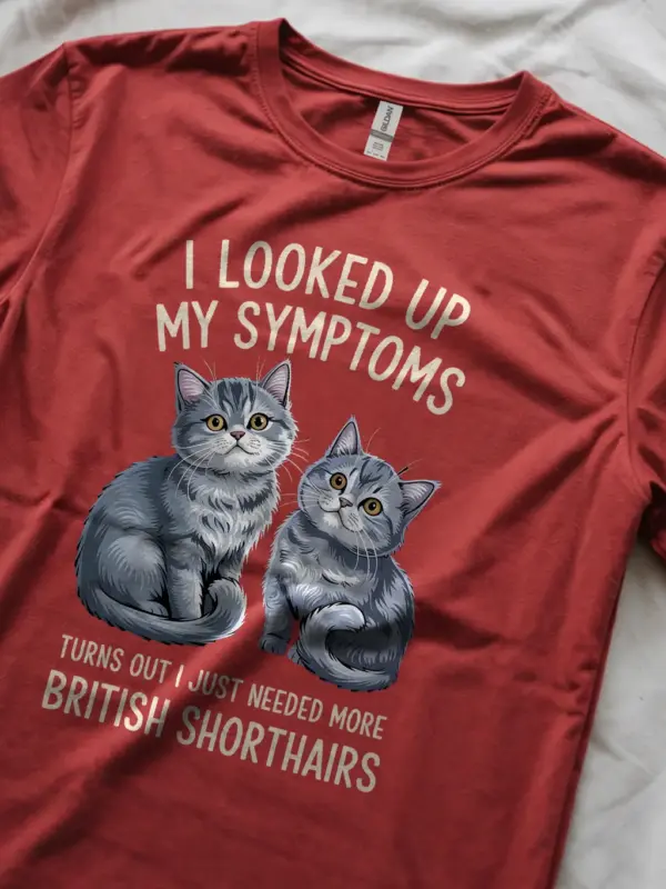 Red british shorthair symptoms shirt – cute pet t-shirt