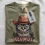 Burmese cat meowdy shirt
