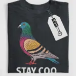 Colorful pigeon shirt