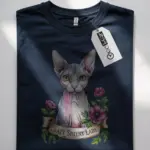 Crazy sphynx lady shirt
