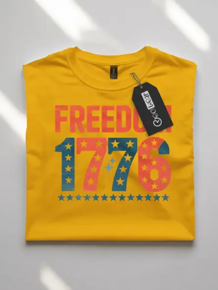 Freedom-1776-shirt-yellow. Webp
