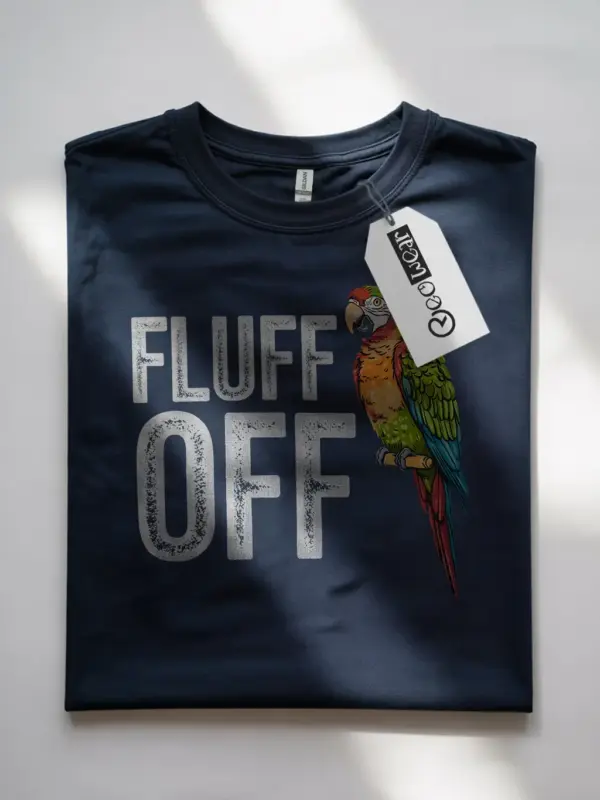 Harlequin Macaw Shirt, Funny Parrot Tee for Women, navy bird lover shirt, Scream parrot top