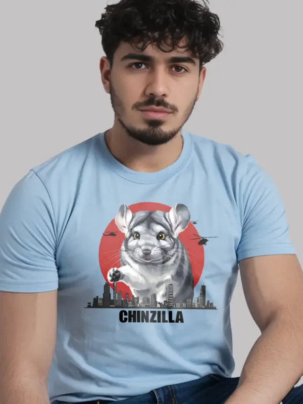 Chinzilla shirt light blue - chinzilla shirt