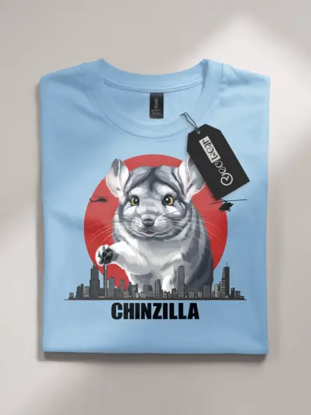 Chinzilla shirt light blue - chinzilla shirt
