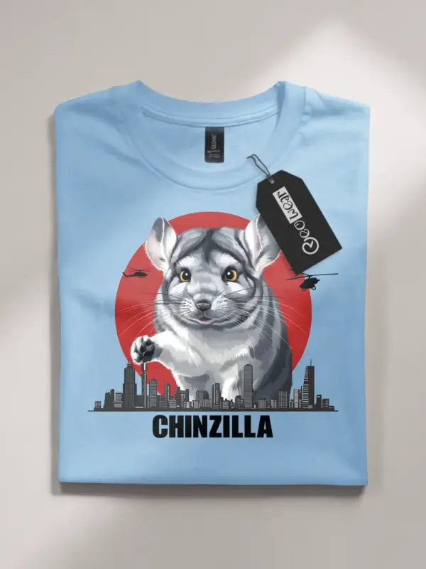 Chinzilla shirt light blue - chinzilla shirt