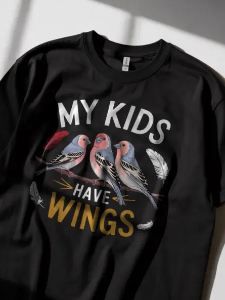 My Kids Have Wings Finch Shirt
