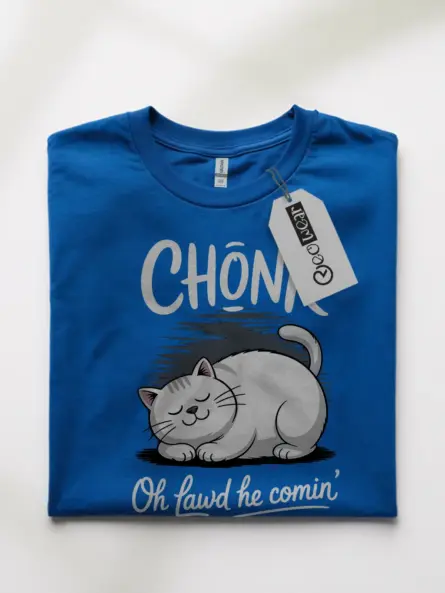 Oh Lawd He Comin' Chonk Cat Shirt