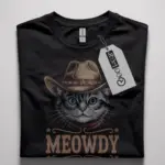 Ojos azules cat meowdy shirt