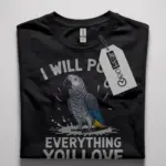 Poop On Everything Parrot Shirt
