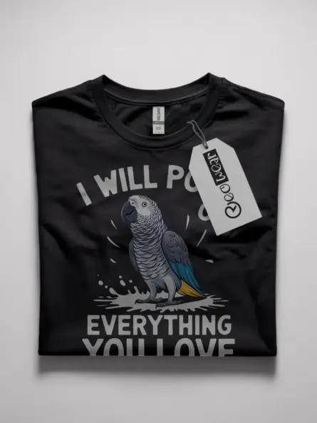 Poop On Everything Parrot Shirt