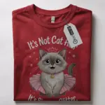 Red siamese glitter shirt – siamese lover tee