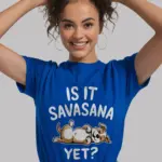 Dog yoga shirt, funny yoga gift, yoga lover shirt