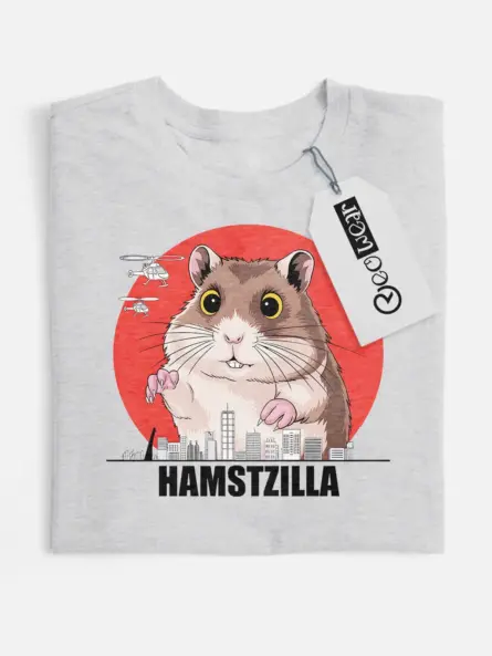 Hamsterzilla shirt - sport grey