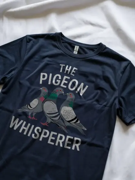 Navy the pigeon whisperer shirt – funny bird lover tee, dove tshirt