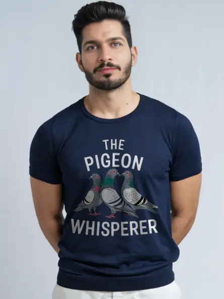 Navy the pigeon whisperer shirt – funny bird lover tee, dove tshirt