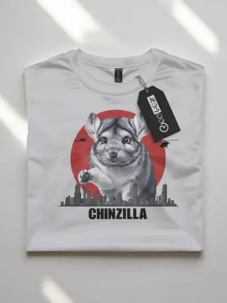 Chinzilla shirt white - chinzilla shirt
