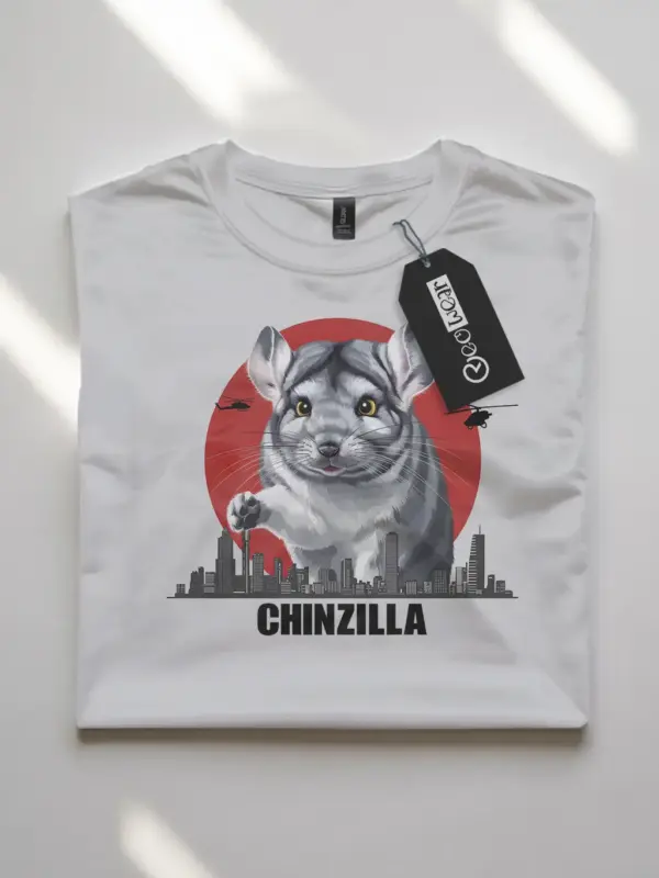 Chinzilla shirt white - chinzilla shirt