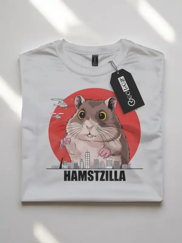 Hamsterzilla shirt - white