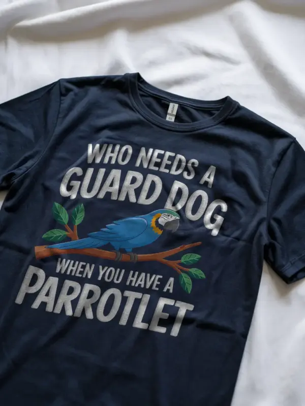 Talking to my parrot today shirt